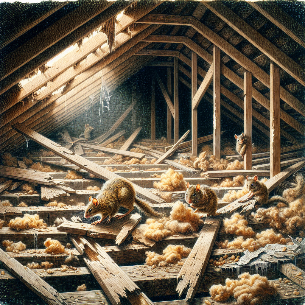 Ile kosztuje naprawa dachu zniszczonego przez gryzonie?