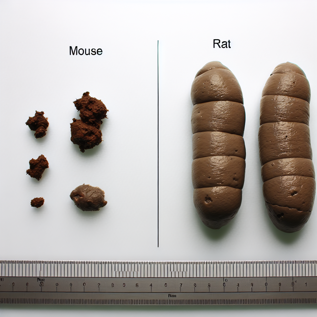 Odchody myszy a szczura – jak je odróżnić?